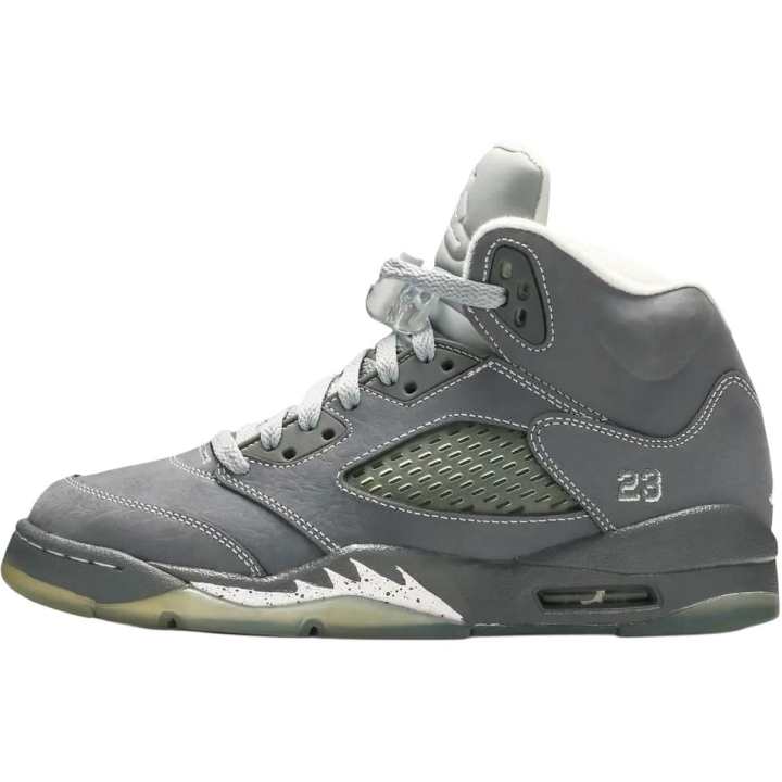 Jordan Jordan Air Jordan 5 Mid top Basketball Shoes Gray Kids'