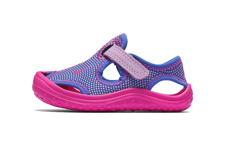 Nike Nike Sunray Protect Slip Resistant And Breathable Slip Resistant And Breathable Toddler Shoes Blue Pink