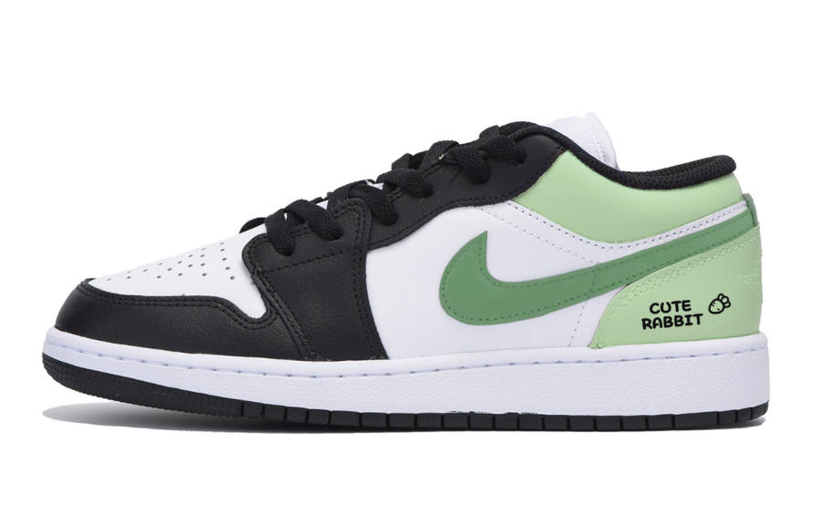 Jordan Jordan Air Jordan 1 Low top Kids' Skateboarding Shoes White Teenagers