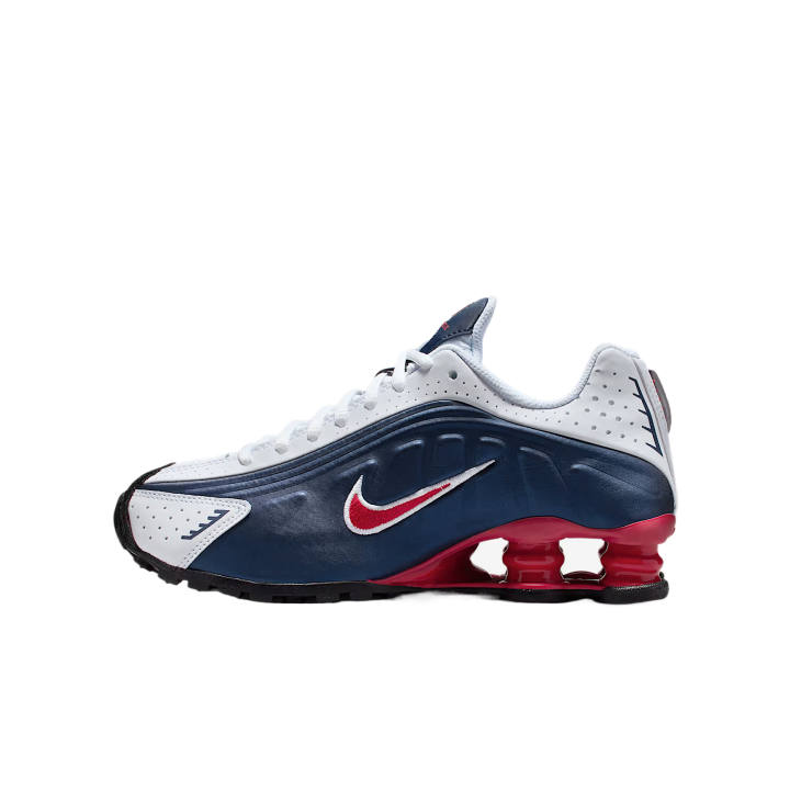 Nike Nike Shox R4 Running Shoes Dark Navy Blue Unisex