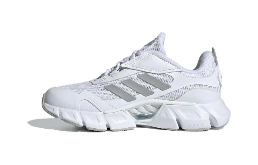 Adidas Adidas Climacool Fabric Abrasion Resistant Breathable Low top Kids Lifestyle Shoes White Gray