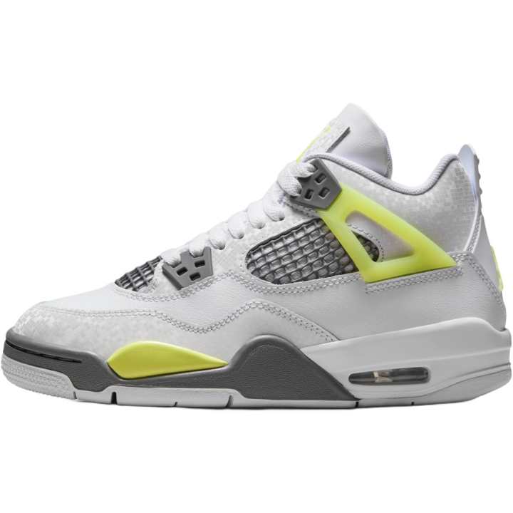 Jordan Jordan Air Jordan 4 Low top Basketball Shoes White Unisex