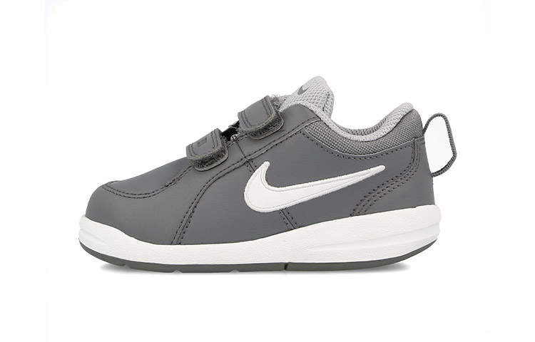 Nike Nike Pico 4 Slip Resistant Cushioning Abrasion Resistant Low top Toddler Shoes Gray White Infant And Toddler
