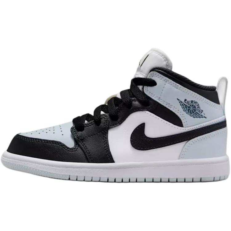 Jordan Jordan 1 Support Mid top Children's Basketball Shoes Black Children Aged 3 7 Years Old