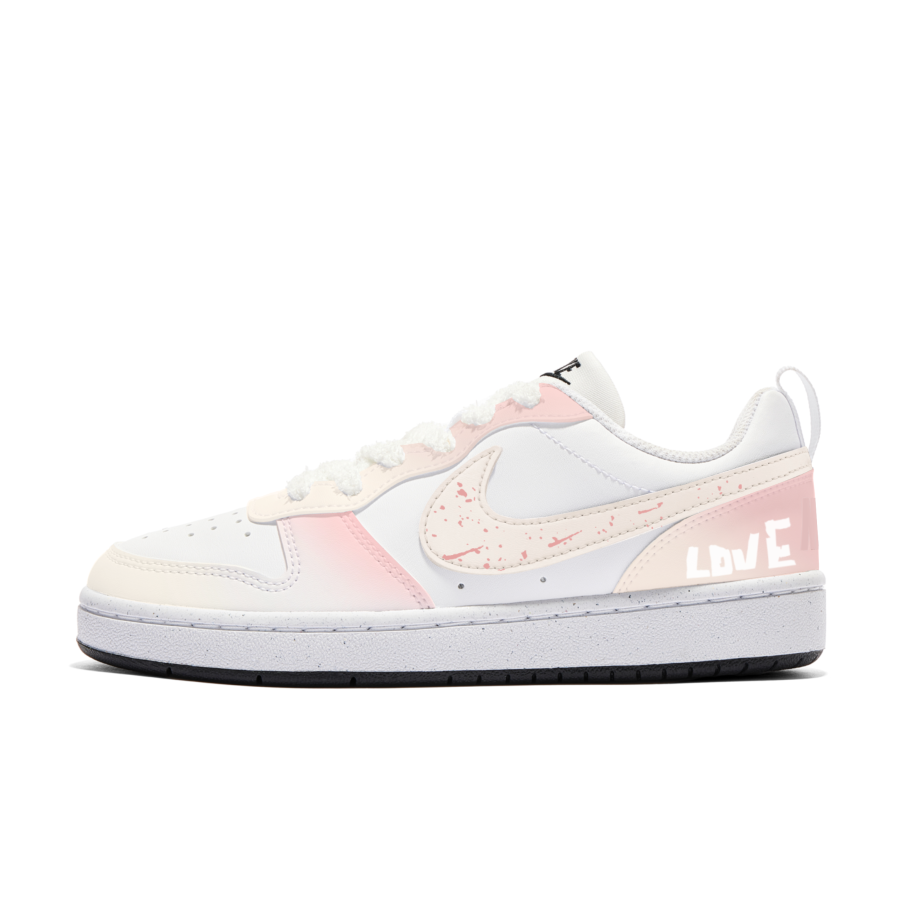 Nike Nike Court Borough Abrasion Resistant Breathable Low top Kids' Skateboarding Shoes Unisex