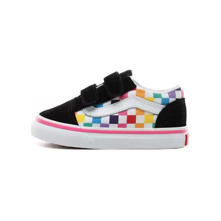 Vans Vans Old Skool V Toddler 'Rainbow Checkerboard'
