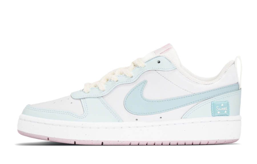 Nike Nike Court Borough Synthetic Leather Slip Resistant Abrasion Resistant Slip Resistant Abrasion Resistant Low top