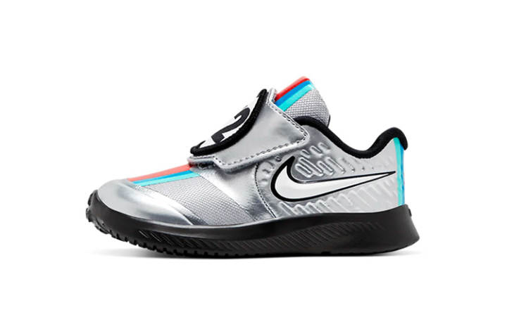 Nike Nike Star Runner 2 Low top Toddler Shoes Black Silver Infant And Toddler
