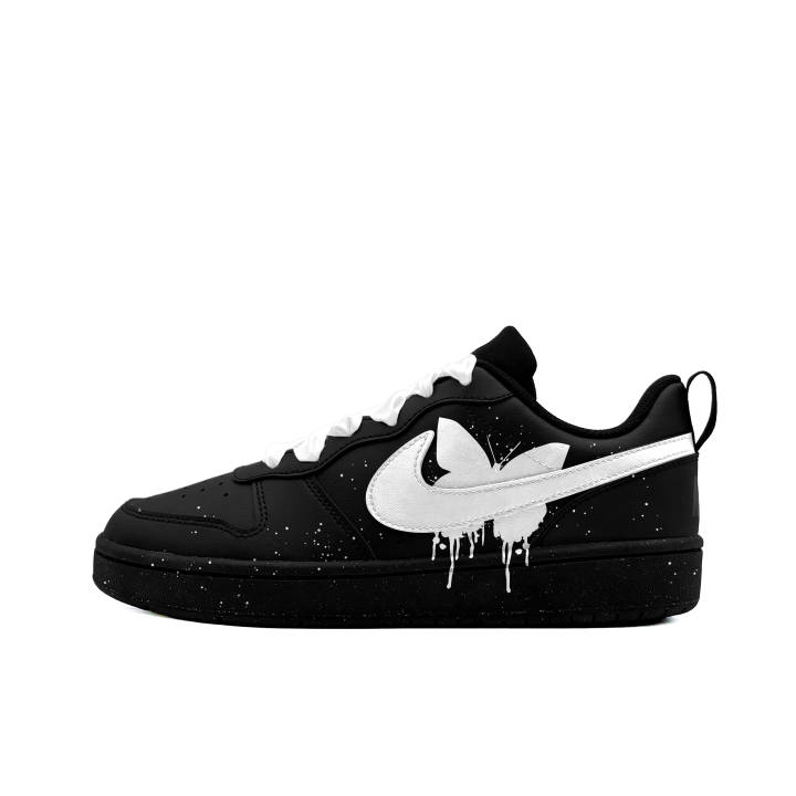 Nike Nike Court Borough Dancing Butterfly Slip Resistant Abrasion Resistant Slip Resistant Abrasion Resistant Low top