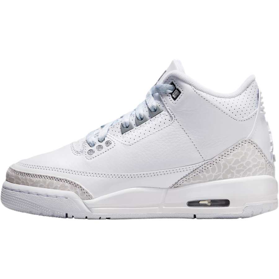Jordan Jordan Air Jordan 3 Low top Basketball Shoes White Gold Unisex