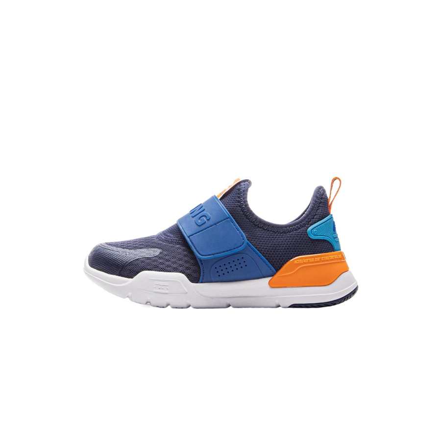 Li-Ning YOUNG Li Ning YOUNG Sports Life Collection Kids' Running Shoes Dark Ship Blue Children Aged 3 7 Years Old