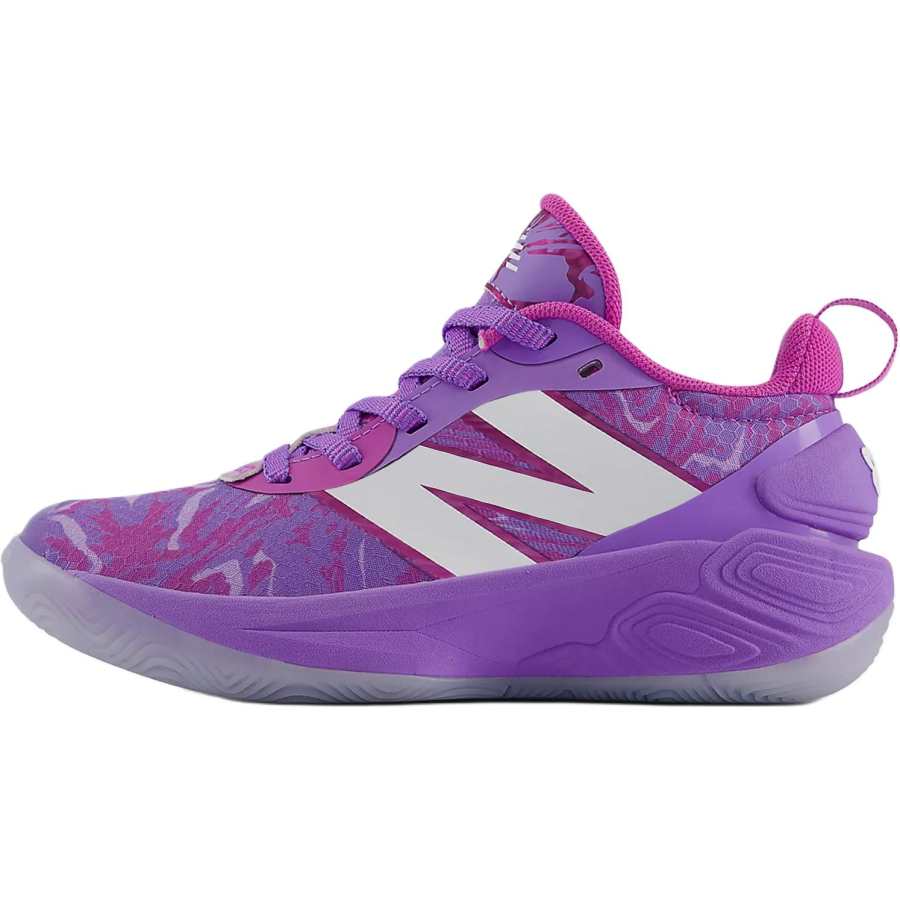 New Balance New Balance Two WXY V5 Low top Children's Basketball Shoes Purple White Children Aged 3 7 Years Old