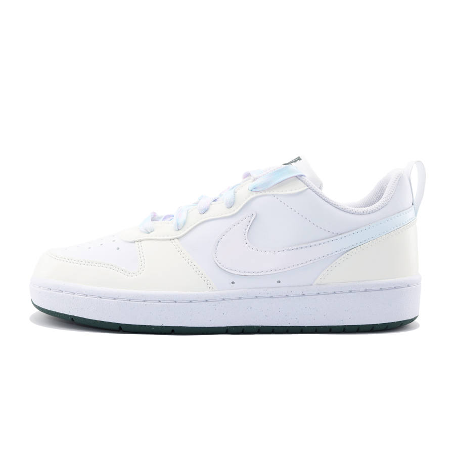 Nike Nike Court Borough LOW RECRAFT Synthetic Leather Low top Kids' Skateboarding Shoes Ecru Teenagers