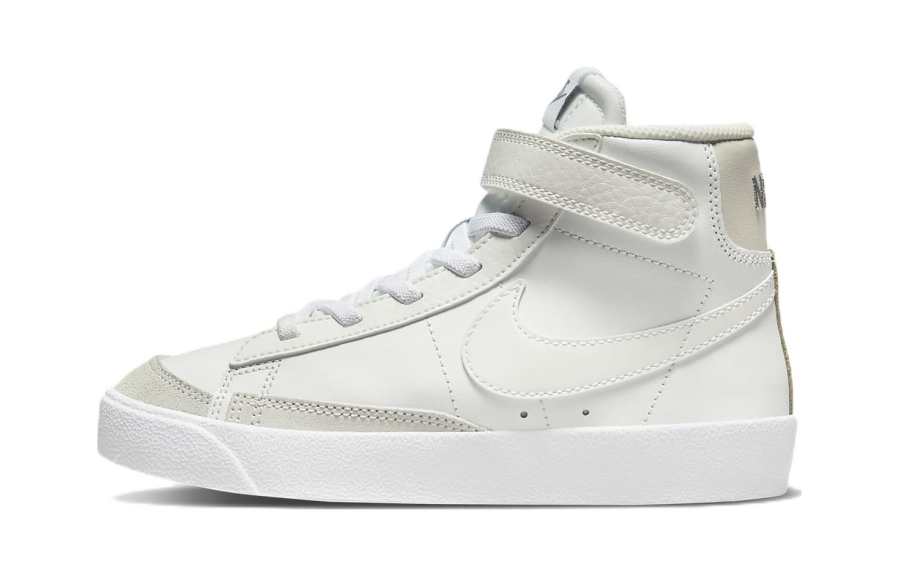 Nike Nike Blazer 77 Casual Abrasion Resistant Lightweight Wear resistant And Lightweight Mid top Kids' Skateboarding Shoes