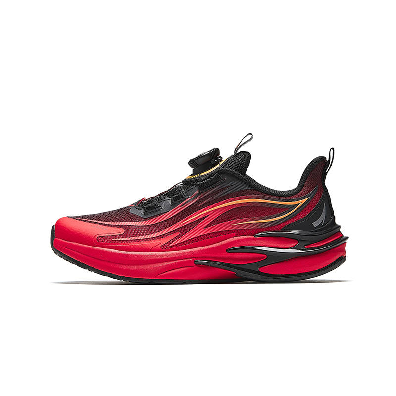 Antakids Flame Low top Running Shoes Black Red Unisex