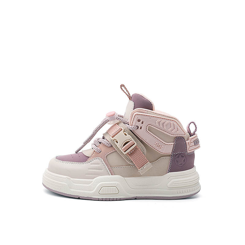 Jeep Anti kick High top Kids' Skateboarding Shoes Taro Purple Kids'