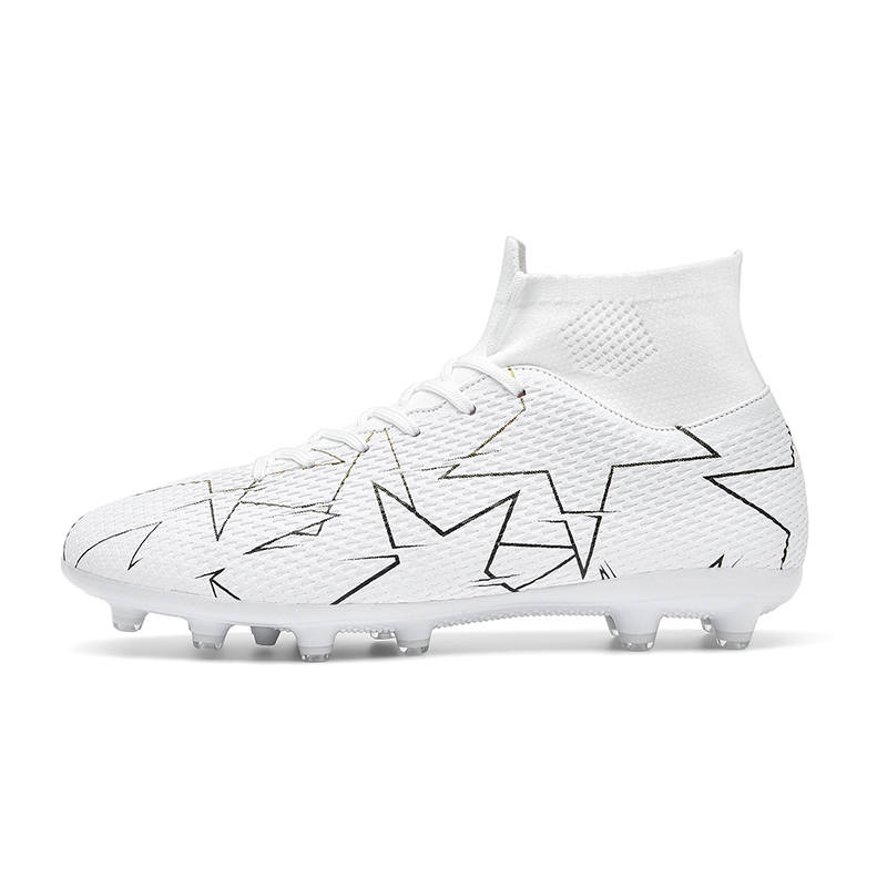 AMICNIEGD Mesh Breathable High top Kids' Soccer Shoes Teenagers