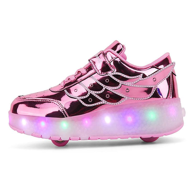 AMICNIEGD Leather Abrasion Resistant Abrasion Resistant Mid top Kids' Training Shoes Rose Pink Kids'