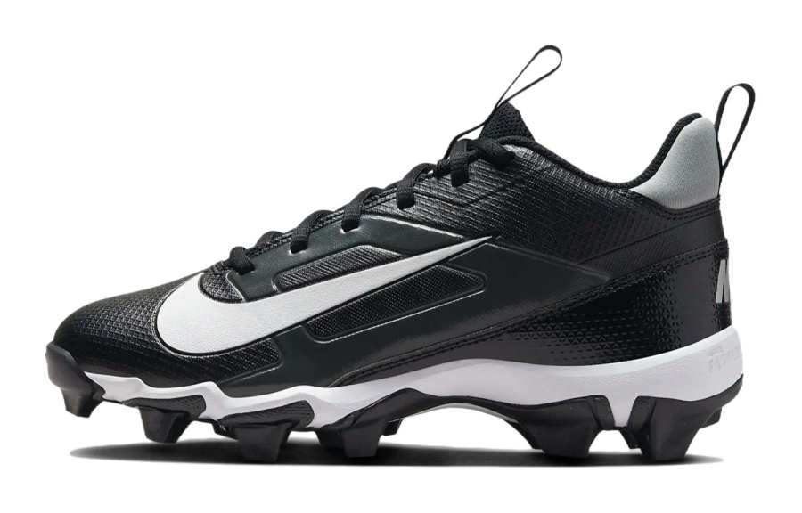 Nike Nike 4 Slip Resistant Abrasion Resistant Slip Resistant Abrasion Resistant Low top Kids' Soccer Shoes Black White