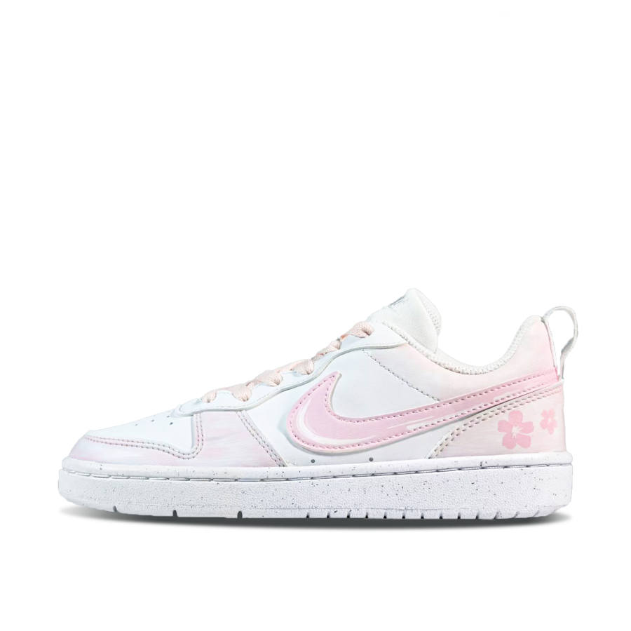 Nike Nike Court Borough Leather Low top Kids' Skateboarding Shoes Pink Teenagers