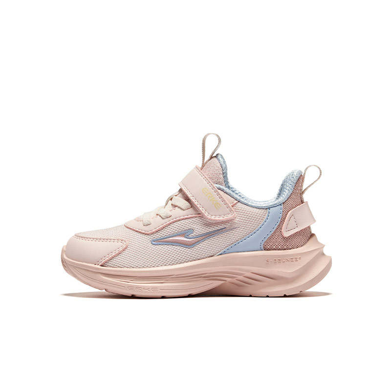ERKE KIDS Synthetic Leather, Textile Low top Running Shoes Peony Pink Teenagers