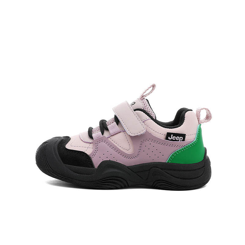 Jeep Running Collection Low top Casual Shoes Black Pink Green Kids'