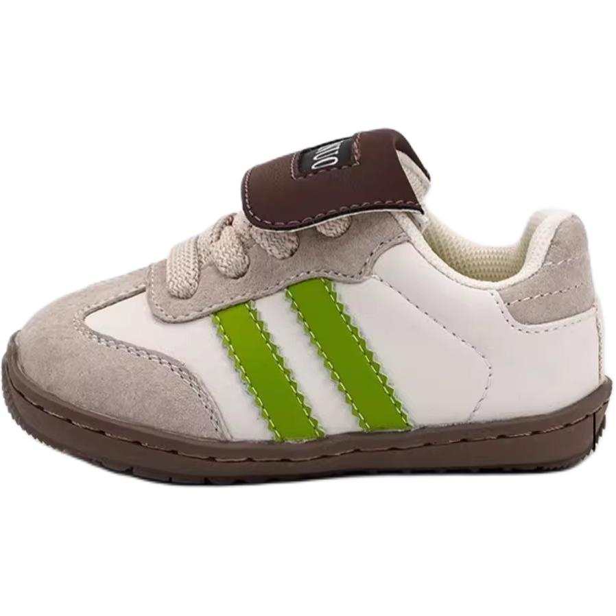QINUOSHU PU Polyurethane Slip Resistant Anti Kick Low top Toddler Shoes Infant And Toddler