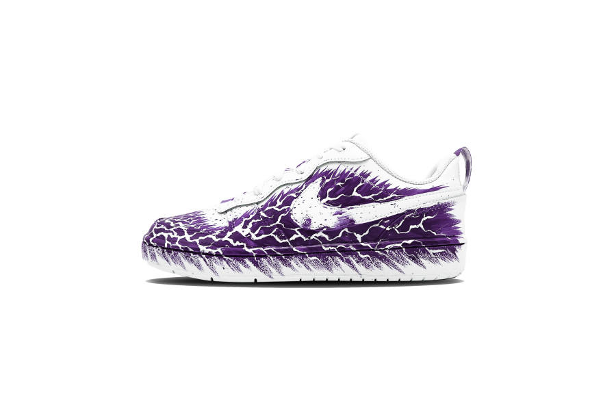 Nike Nike Court Borough Fire Kirin 5.0 Balance Low top Kids' Skateboarding Shoes Purple Teenagers