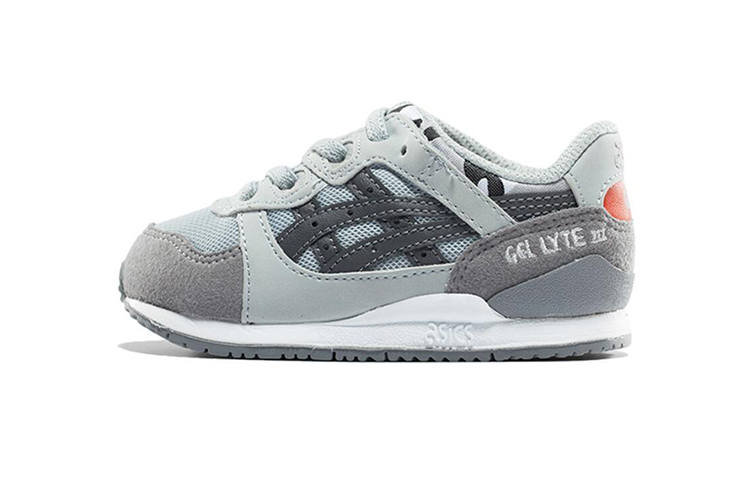 ASICS Gel Lyte 3 Abrasion Resistant Breathable Low top Toddler Shoes Gray Infant And Toddler