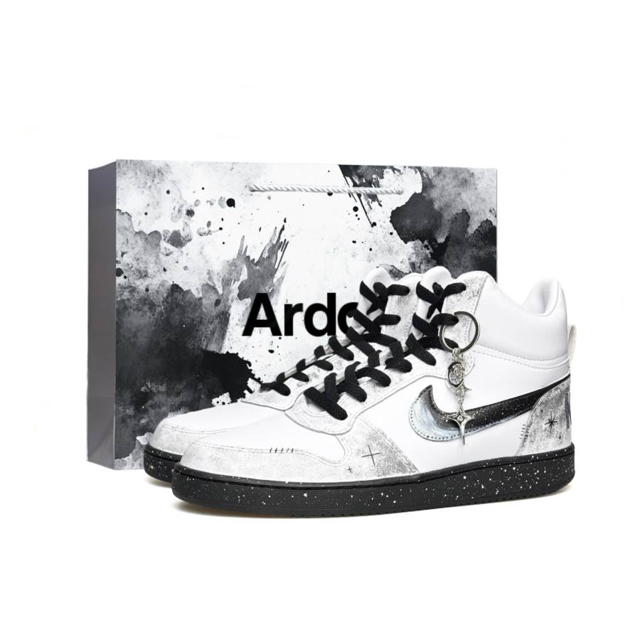 Nike Nike Court Borough Vassell Slip Resistant, Abrasion Resistant, Height Increasing Mid top Skateboard Shoes Men's