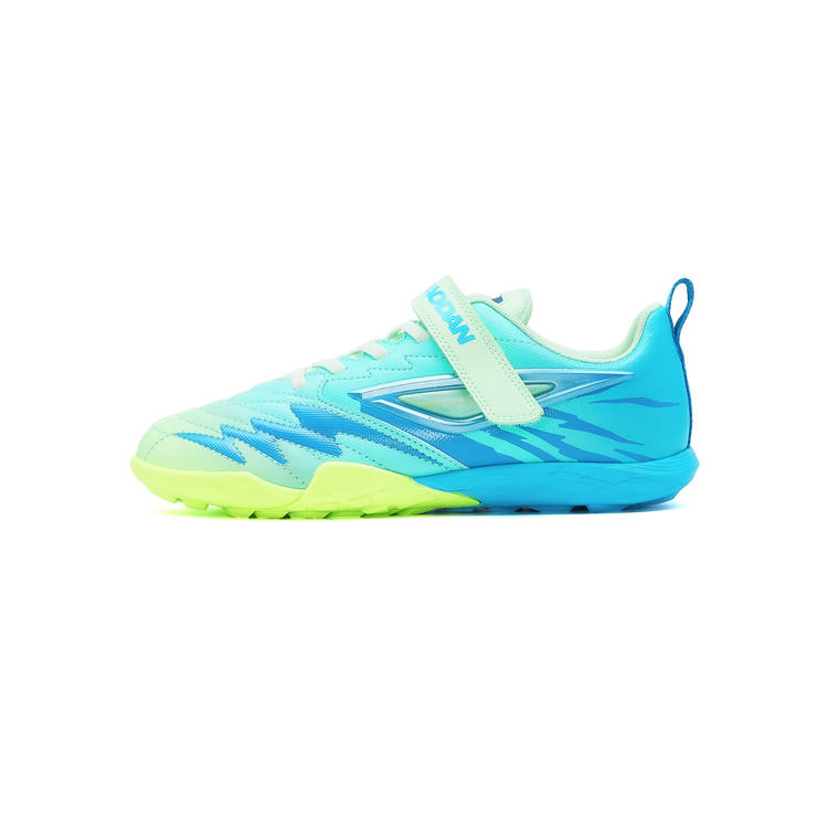 QIAODAN Lightweight Low top Soccer Shoes Blue Teenagers