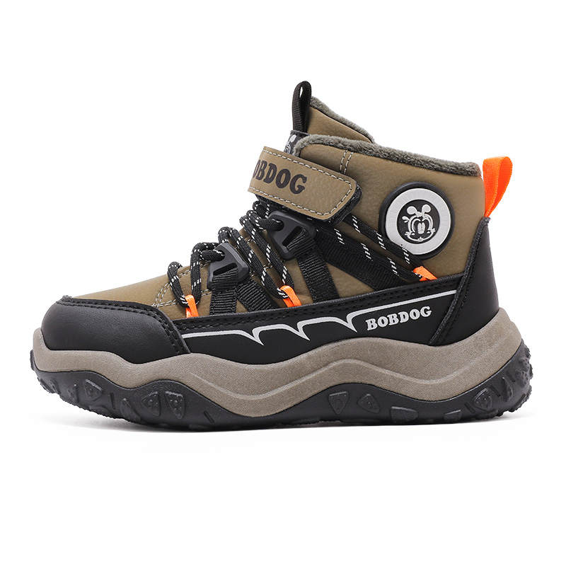 BOBDOG Fleece Lined Comfortable Slip Resistant Lightweight Cushioning Slip Resistant Lightweight Cushioning High top