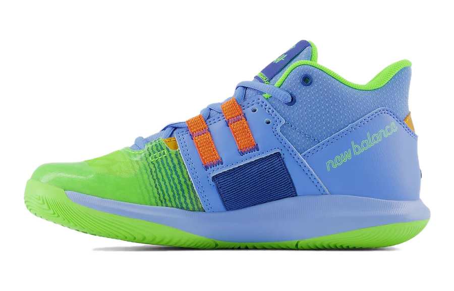New Balance New Balance Coco CG1 Mid top Basketball Shoes Blue Green Teenagers