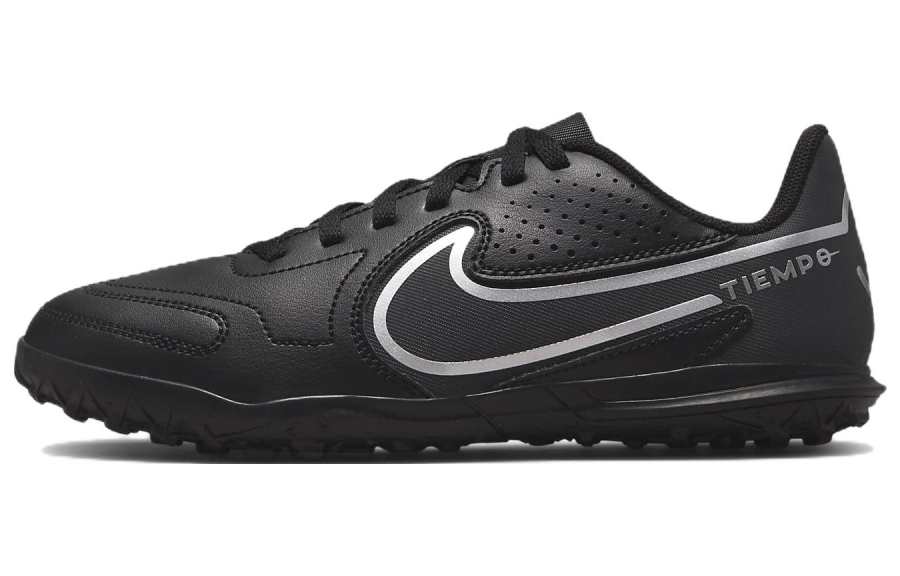 Nike Nike Tiempo Legend 9 JR Club Slip Resistant Cushioning Abrasion Resistant Low top Kids' Soccer Shoes Black Kids'