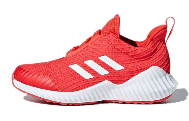 Adidas Adidas Fortarun K Slip Resistant Slip Resistant Low top Kids' Running Shoes Red White Kids'
