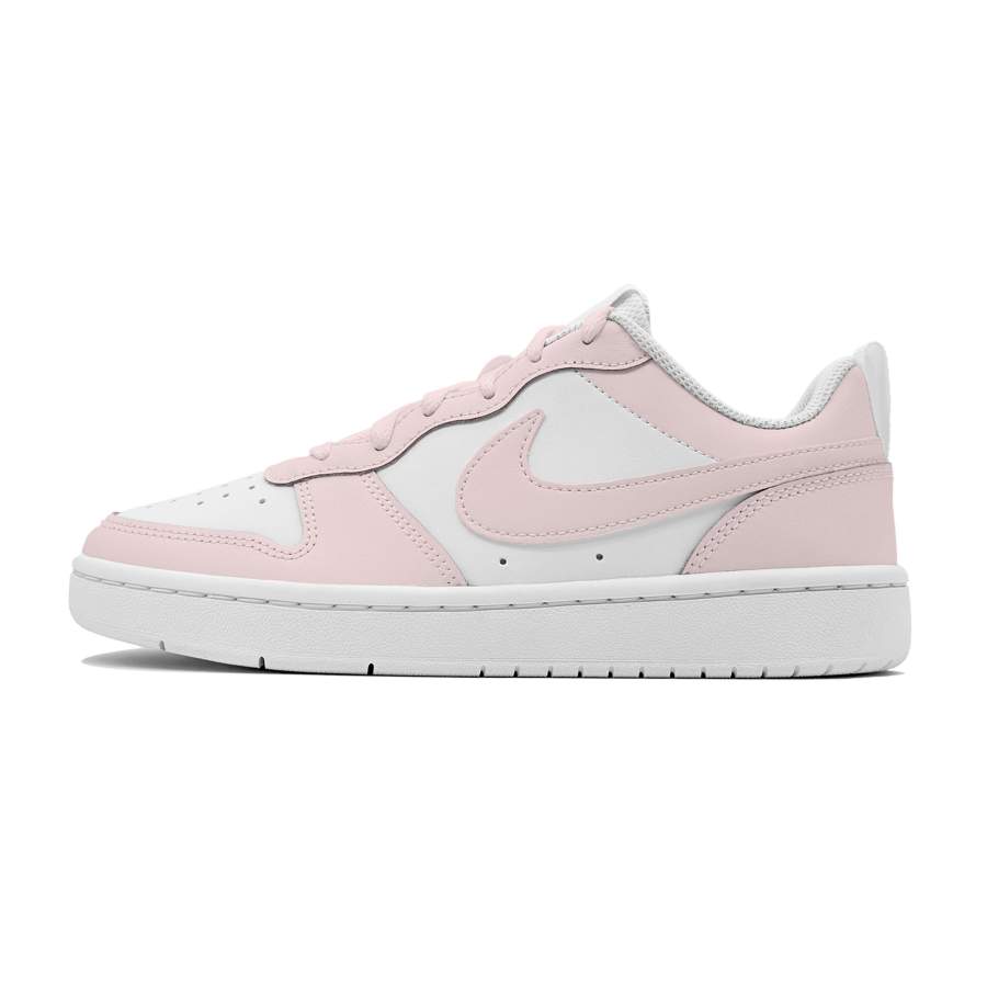 Nike Nike Leather Slip Resistant Abrasion Resistant Low top Kids' Skateboarding Shoes Pink Teenagers