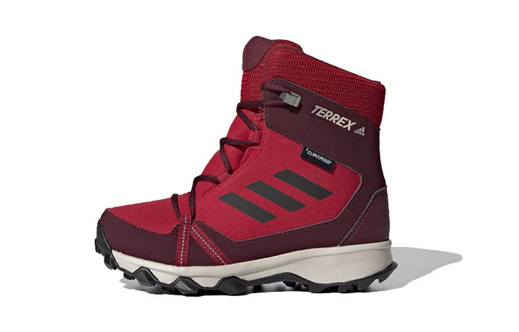Adidas Adidas Terre Snow Cp Cw Thermal Knee High Boots Red Black Children Aged 3 7 Years Old