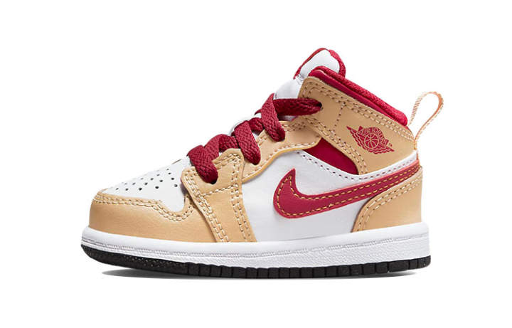 Jordan Jordan 1 Mid Light Curry Cardinal TD