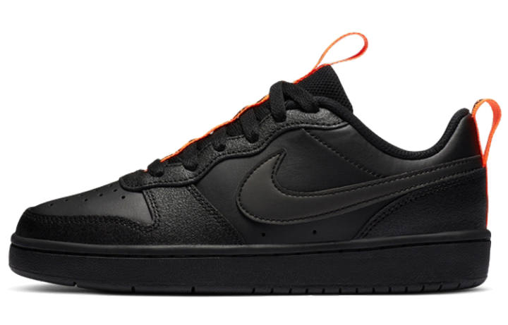 Nike Nike Court Borough Low 2 SE 'Black Orange' GS