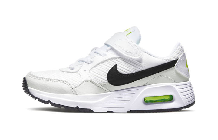 Nike Nike Air Max SC Hook and loop Abrasion Resistant Abrasion Resistant Kids Lifestyle Shoes White Black Green