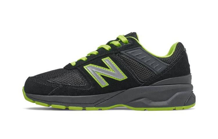 New Balance New Balance NB 990 V5 Low top Running Shoes Black Green Children Aged 3 7 Years Old