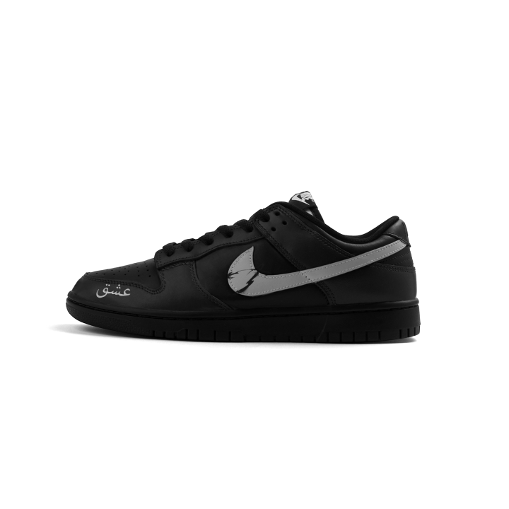 Nike Nike Dunk Leather Slip Resistant Lightweight Cushioning Low top Kids' Skateboarding Shoes Black Kids'