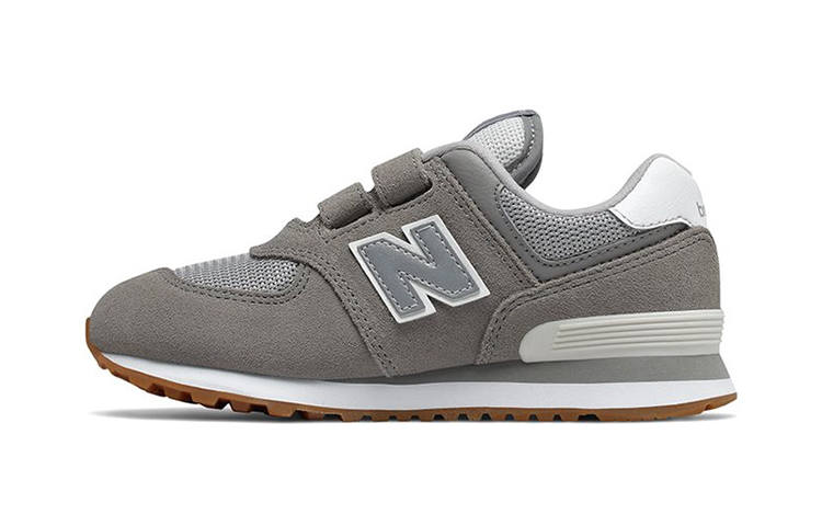 New Balance New Balance NB 574 Comfortable Kids Lifestyle Shoes Lime Gray Children Aged 3 7 Years Old