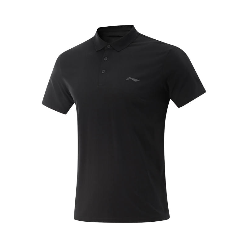 Li-Ning Li Ning Polo Shirts Men's Black Moderate