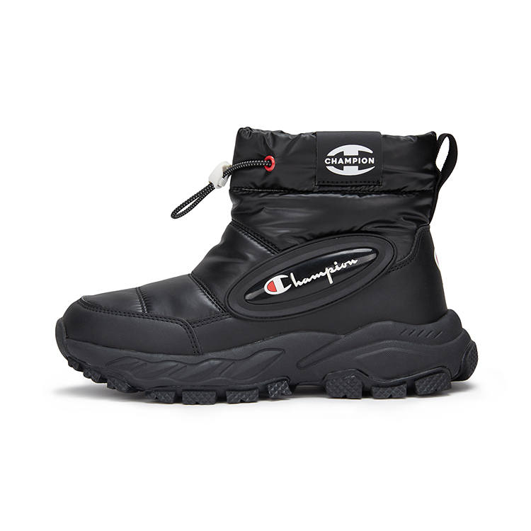 Champion Kids Synthetic Leather, Textile Versatile Slip Resistant Thermal Kids' Boots Black Kids'