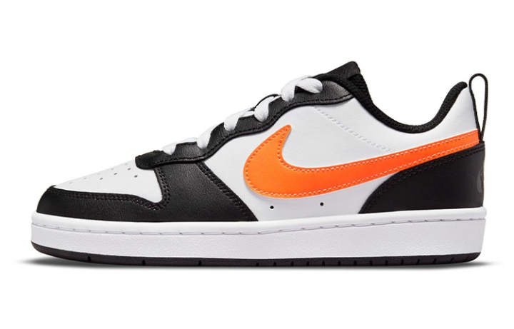 Nike Nike Court Borough 2 Low White Black Orange GS