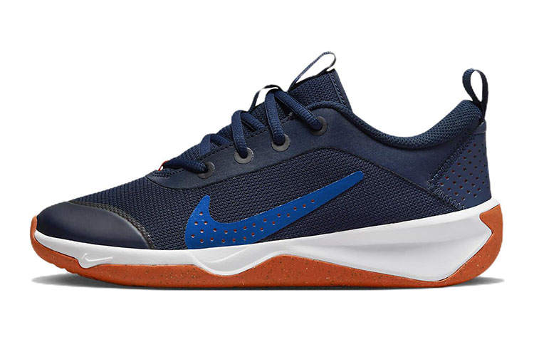 Nike Nike Omni Multi Court Slip Resistant Cushioning Abrasion Resistant Low top Casual Shoes Blue White Unisex