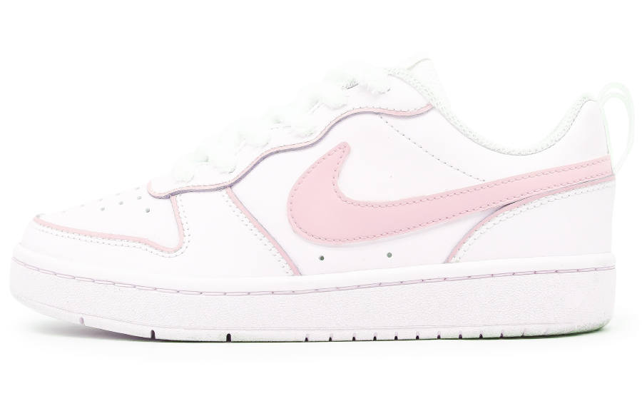 Nike Nike Court Borough Crow Manufacturing, Dusty Pink Low top Kids' Skateboarding Shoes White Pink Teenagers