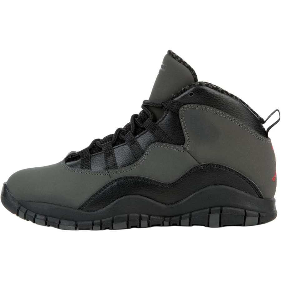 Jordan Jordan Air Jordan 10 Abrasion Resistant Children's Basketball Shoes Black Children Aged 3 7 Years Old