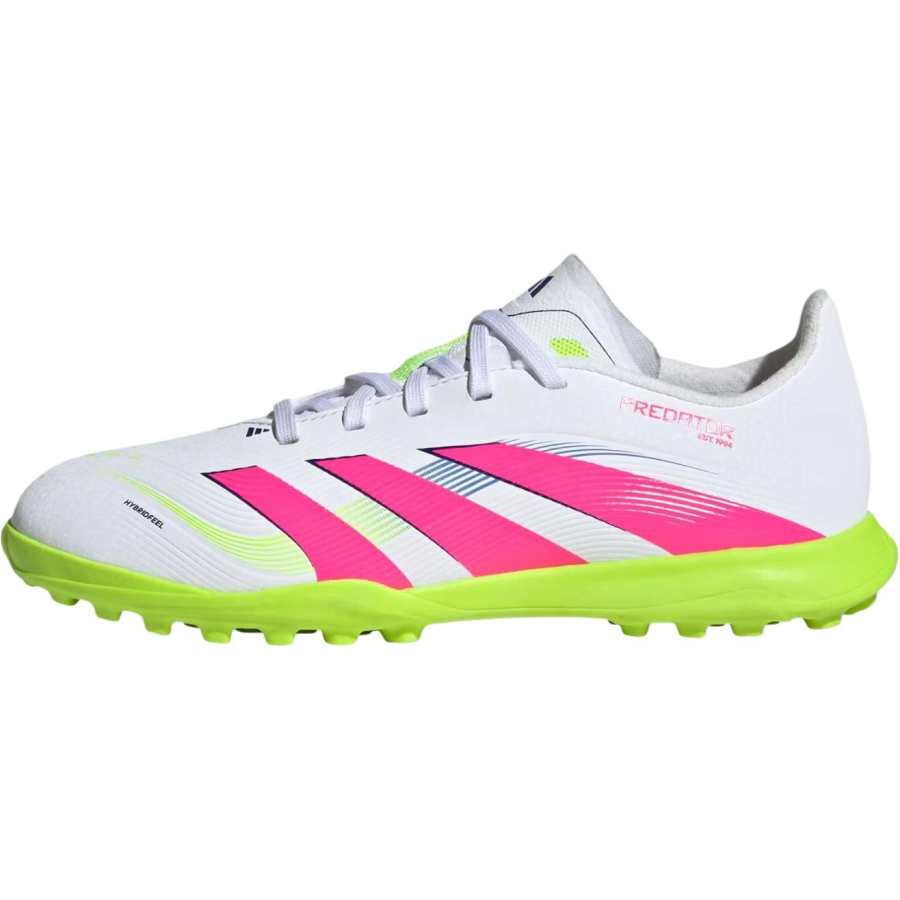 Adidas Adidas PREDATOR LEAGUE Slip Resistant Low top Kids' Soccer Shoes White Pink Kids'
